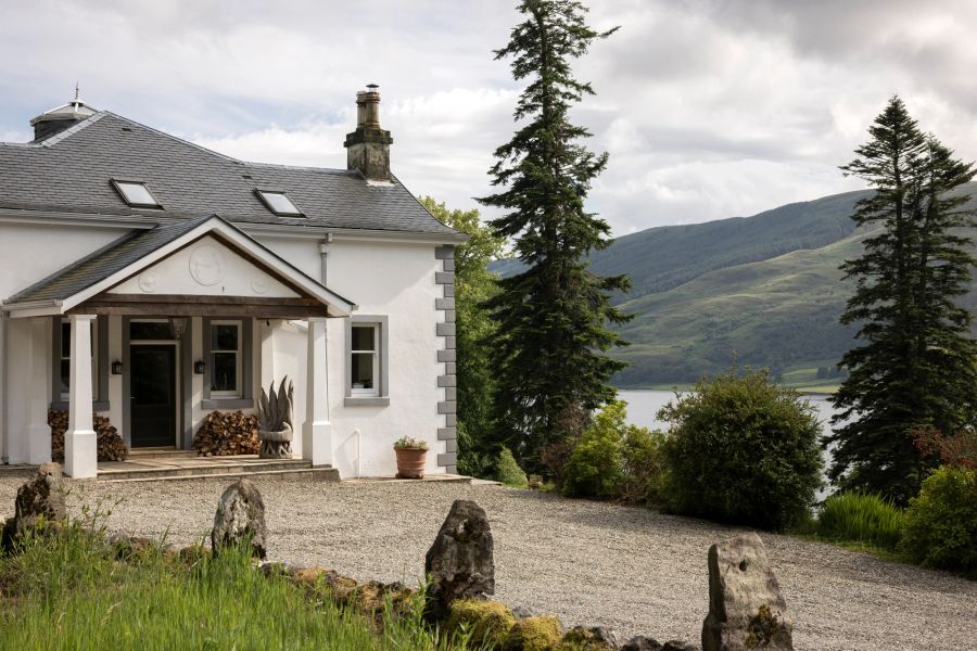 Glenstriven House in its Scottish setting