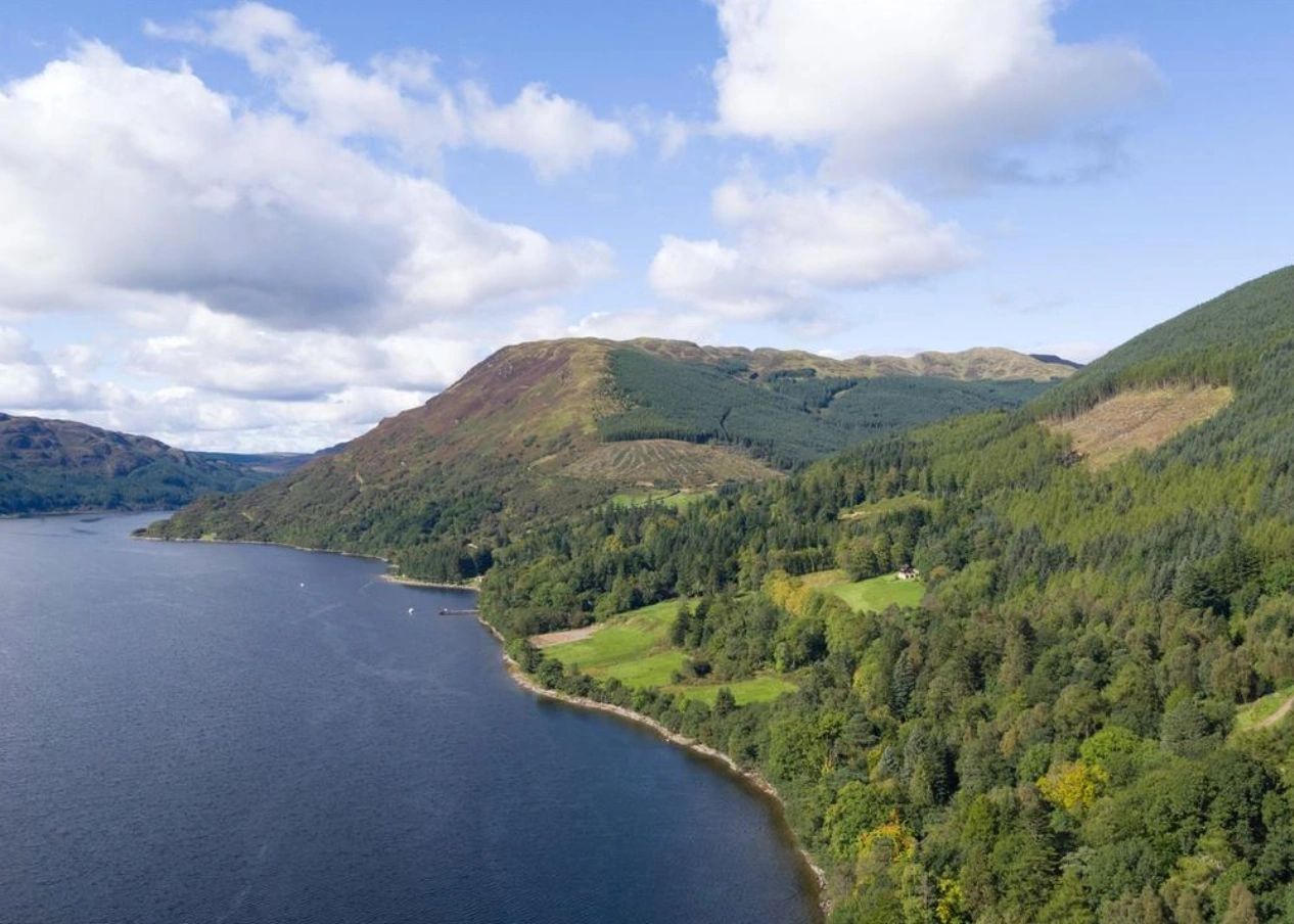 The water and hills around Loch Striven
